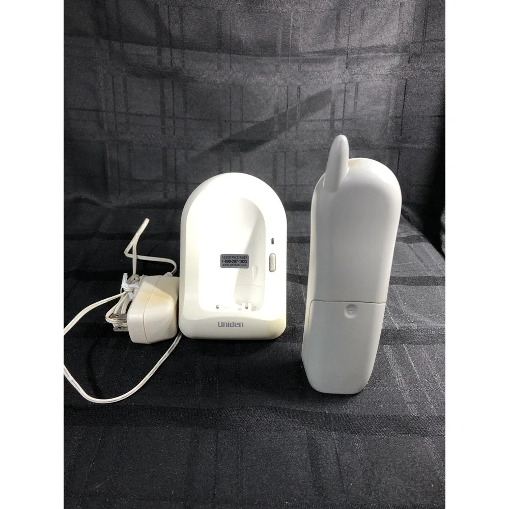 Uniden (EXP 4540) DC 9V White Single-Line Cordless Phone w/ A/C Power -FOR PARTS